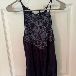 Navy blue tank top